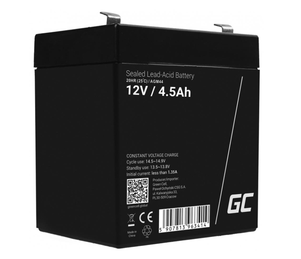 Green Cell Akumulator AGM 12V 4,5Ah - 688158 - zdjęcie